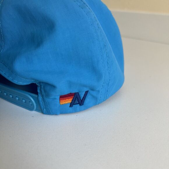 Aviator Nation Signature La Jolla San Diego Vintage Nylon Hat SnapBack Blue - Picture 7 of 13